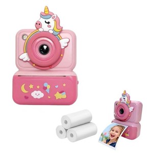 Appareils photo numériques pour enfants 1080P avec Thermique pour impression instantanée et 3 Écran de pouce