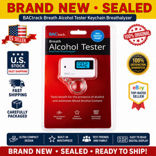 BACtrack Keychain Breathalyzer BT-KC20 Alcohol Tester NFC Enabled White New Pack