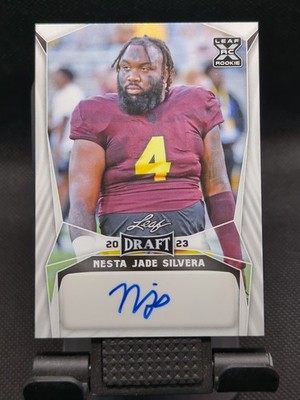 2023 Leaf Draft Nesta Jade Silvera XRC Auto RC #BA-NS1 Las Vegas Raiders