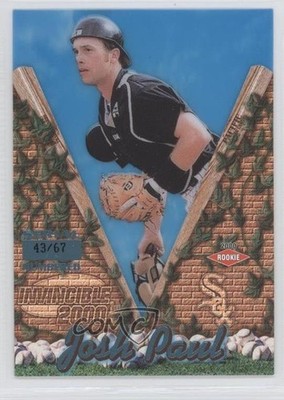 2000 Pacific Invincible Platinum Blue 43/67 Josh Paul #36 0b3