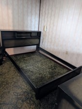 Antique Bedroom Set-- Full Bed Frame, Dresser, Chest Of Drawers And Night Stand