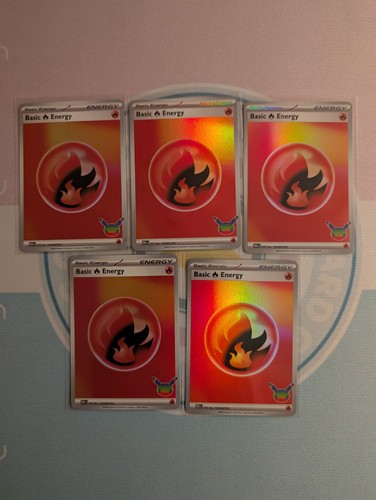 Basic Fire Energy - 010 (30th Celebration) Mee: Mega Evolution Energies Holo x5
