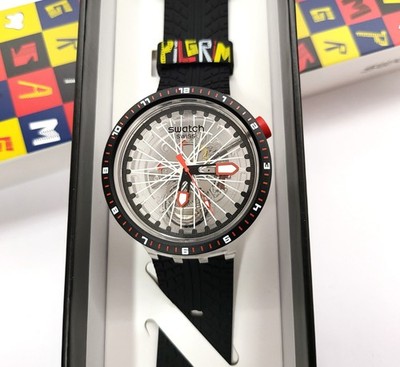 Swatch Big Bold 2023 - SB05K103 - The Pilgrim - Tread on it - Neu -