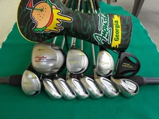 Ladies Adams Callaway Dunlop Irons Driver Wood Hybrids Complete Golf Club Set RH