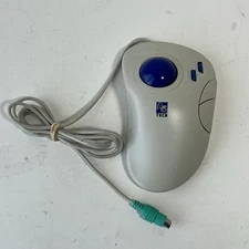 Vintage A4 Tech Scroll 4D TrackBall WWT-13 Large CAD Mouse Tested Works