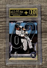 Aaron Judge 2022 Topps Now AL Record 62 HR Graded ASG MINT 10