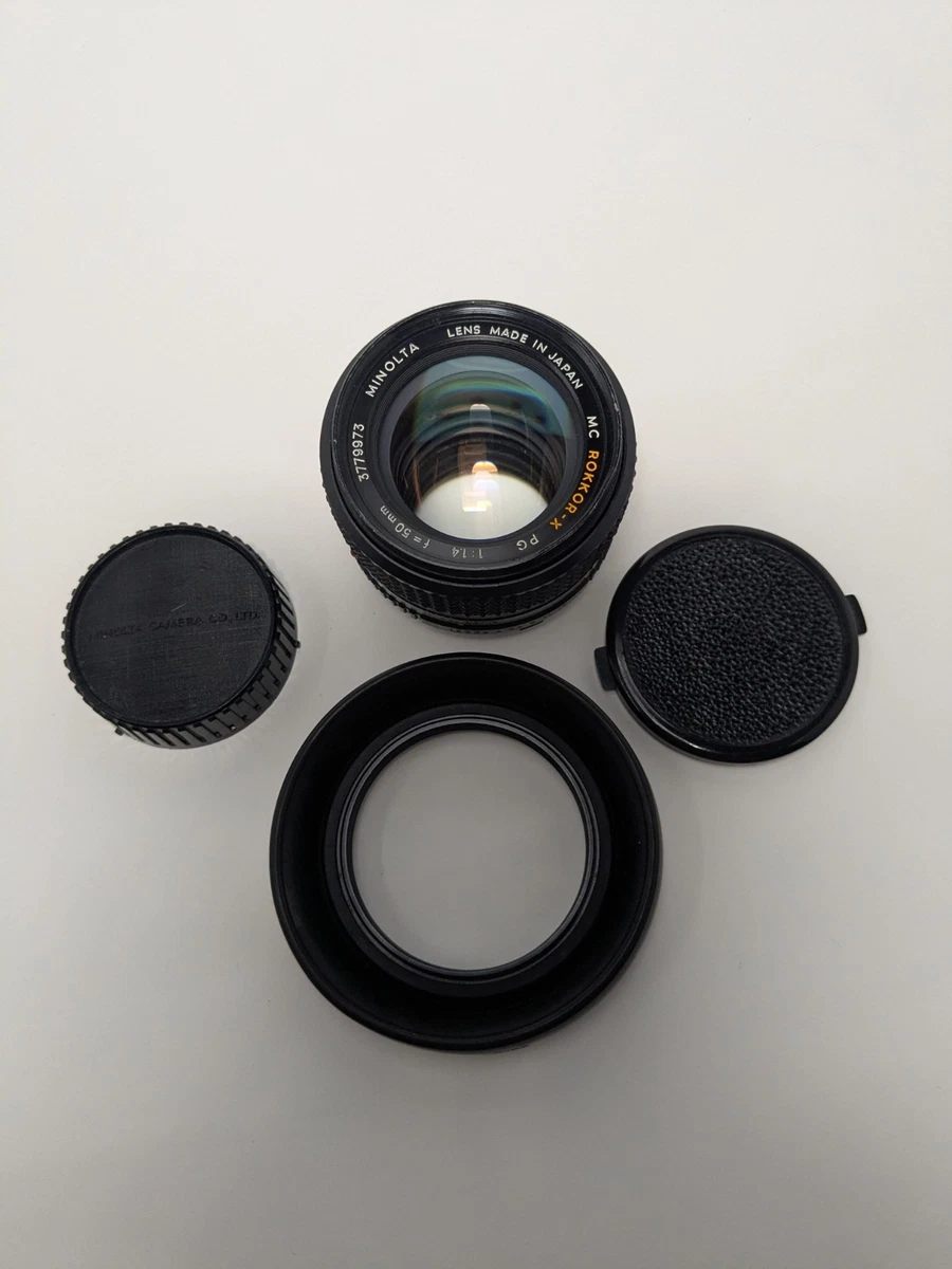 Minolta Rokkor-X 50mm Focal Camera Lenses for sale | eBay