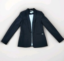 Calvin Klein Women's Open Front Black Blazer Size 2P