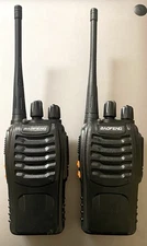 Baofeng Pofung BF-888s UHF 400-470MHz ABS Two-way Ham Radio Walkie Talkies Qty 2