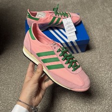 adidas Originals SL 72 OG W Women’s Trainers Pink/Green/Black UK 6 JQ8309