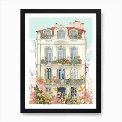 House Of Flowers Lisbon 1 Art Print Framed Wall Art Poster Canvas Print Picture