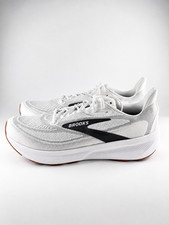 Brooks Revel 9 White Grey Black Size 10.5 Men 1104991D135