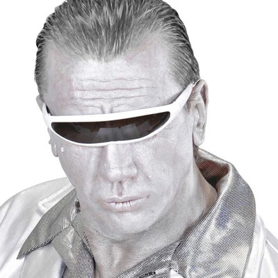 NET TOYS Weltraum Funbrille Space Sonnenbrille Cyborg Futuristische Cyber-Brille Roboter