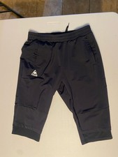 Le Coq Sportif 3/4 Pants Workout Black Size L Men  s