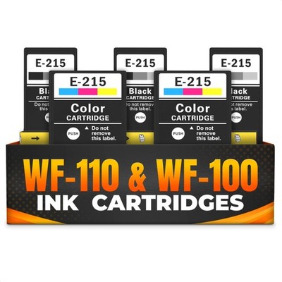 5-Pack Printer Ink Cartridges   215 Ink Cartridges 3 Black and 2 Tri-Color | ...