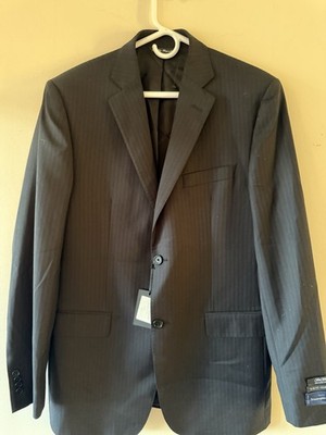New Ermenegildo Zegna Saks Fifth Avenue 40 L Wool Suit Jacket Blazer Italy Slim