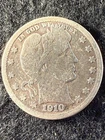 1910-D Barber Quarter 25C - 90% Silver - GREAT COIN! SHIPS FREE!