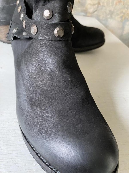 Women Bugatti Boots Black Leather 40