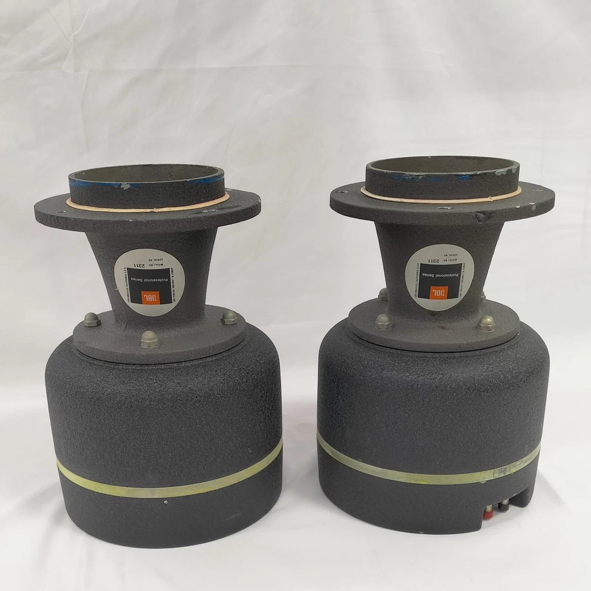 JBL 375 16Ω ドライバー　ペア　レッド・ワックス有！ JBL 375 16Ω ドライバーユニット ペア - 中古オーディオの販売や買取