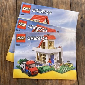 Lego Creator 5771 Hillside House Complete Instruction Manuals Books (3)