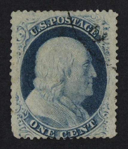 CKStamps: US Stamps Collection Scott#24 1c Franklin Used