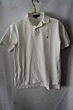 Polo Ralph Lauren Men's Polo SS Shirt SZ Large White Cotton