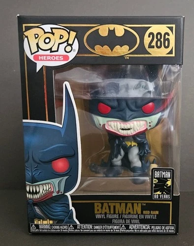Funko POP! DC Heroes Batman (Red Rain) #286 - 80 Years Anniversary