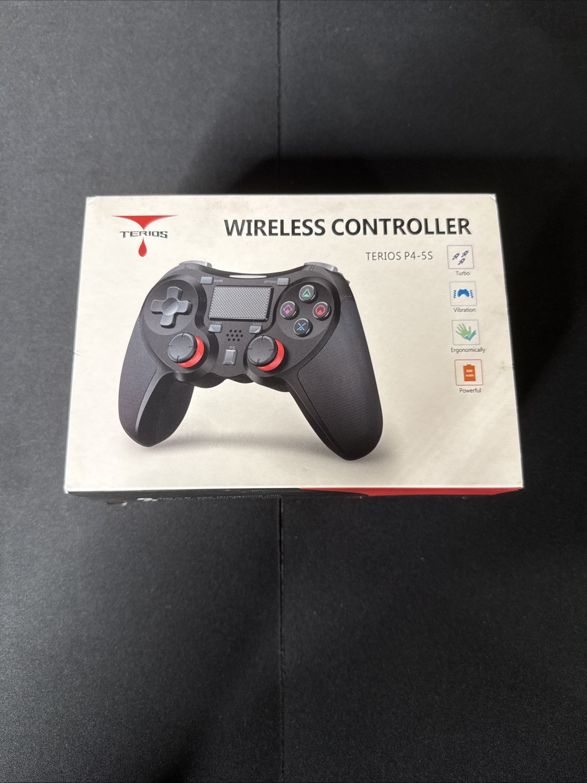 Terios P4-5S Wireless Gaming Controller For PS4 Vibration with Turbo New