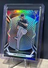 2021 Chronicles Obsidian Electric Etch Carolina Blue Ian Anderson #60 Rookie RC