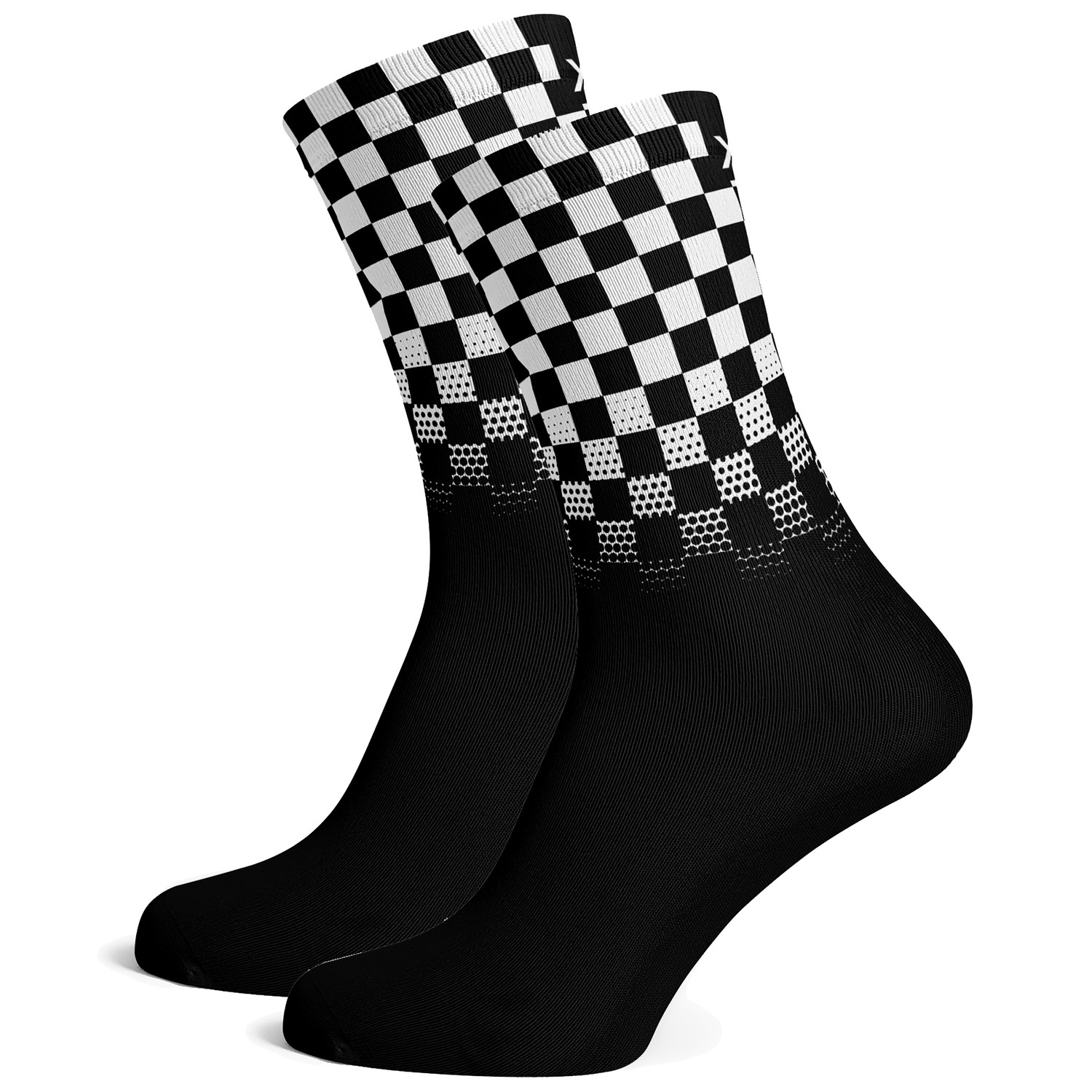 Sox Footwear Racing Flag Premium Crew Men's Cycling Socks