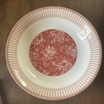 Royal Doulton Studio Provence Rouge Red Serving Salad Pasta Bowl Fine China  13 