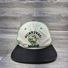 Survival Mode Minecraft Creeper Hat Cap Youth Kids Boys Adjustable Snapback