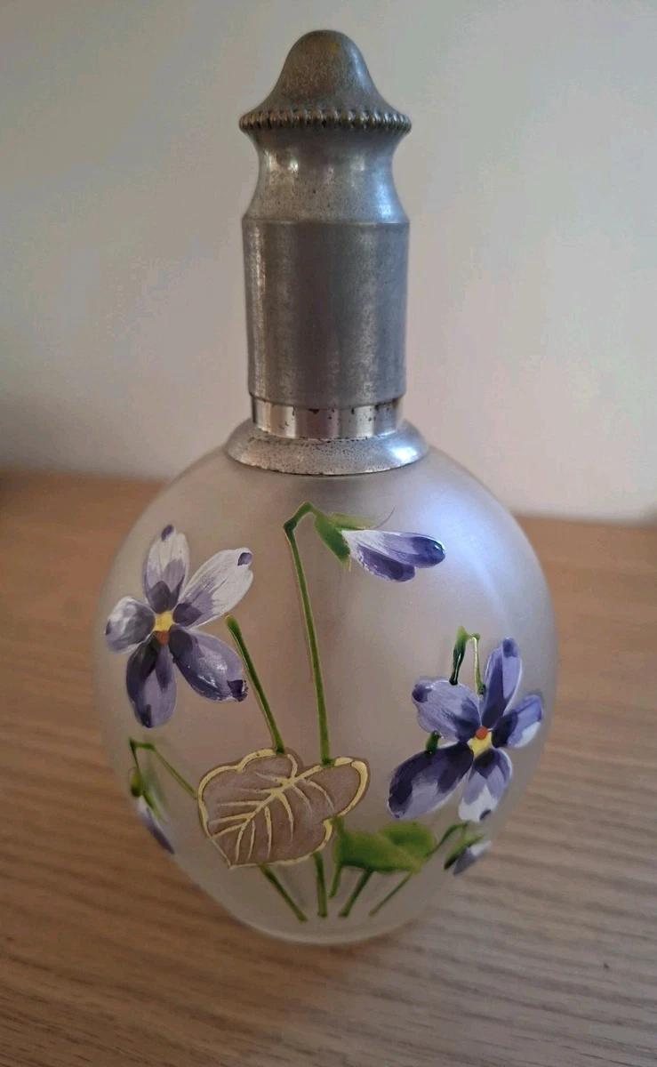 Lampe Berger Ancienne – Style Art Déco – Verre – État D'occasion