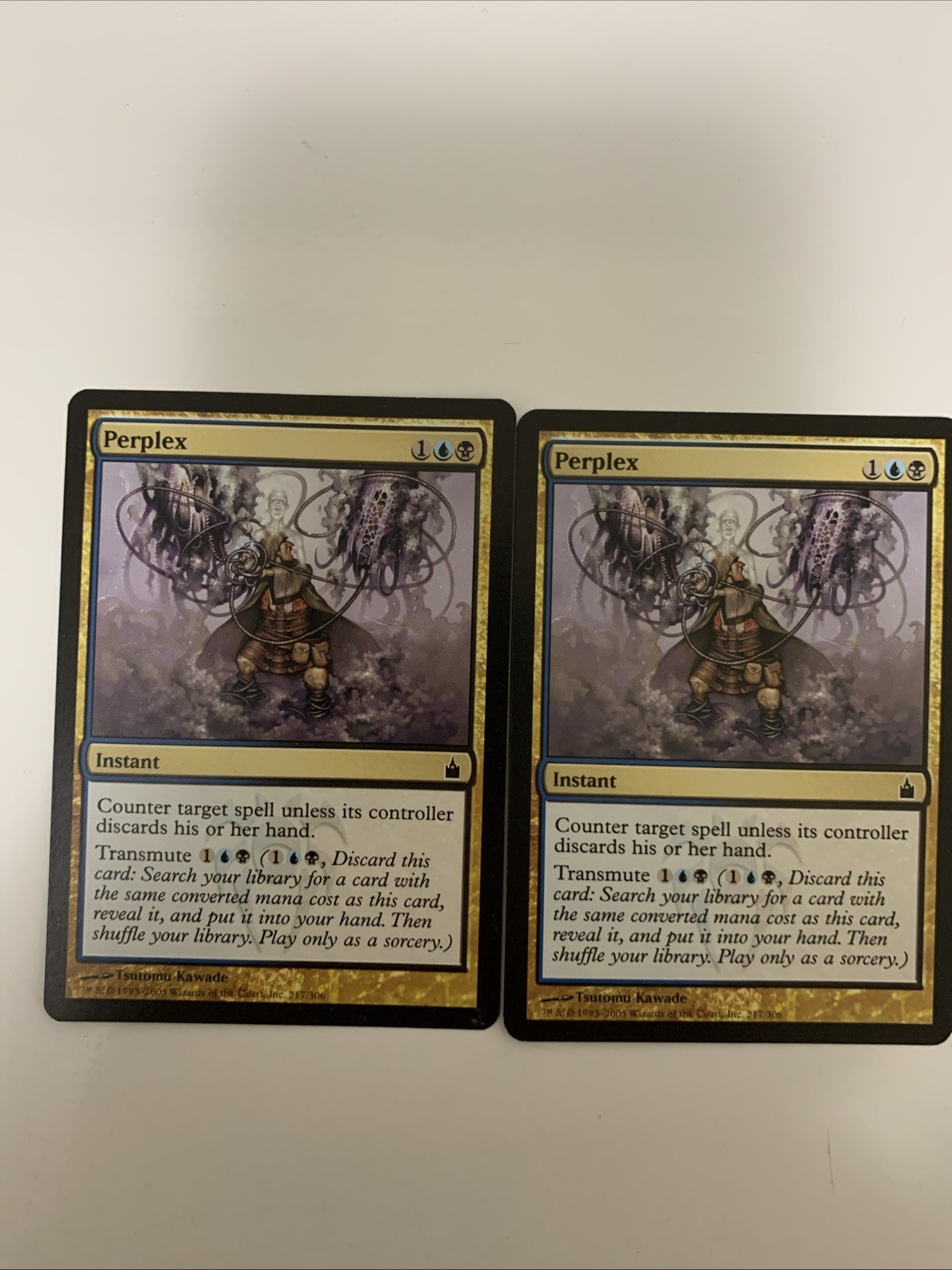 MTG LP Perplex X 2 Ravnica: City of Guilds Free Shipping in the US with Tracking