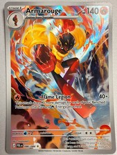 Pokemon Armarouge 086/084 Pitch Black Holo English Illustration Card