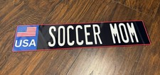 Usa Black Red Euro Style License Plate Custom Text European Tag Any Text