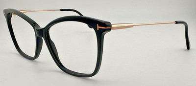 TOM FORD Designer Eyeglasses Frames Gold / Black 55-17-145 Acetate Metal Italy