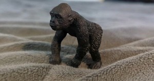 Schleich Baby Gorilla Ape Figure Toy Retired Rare Small 2" Very Nice
