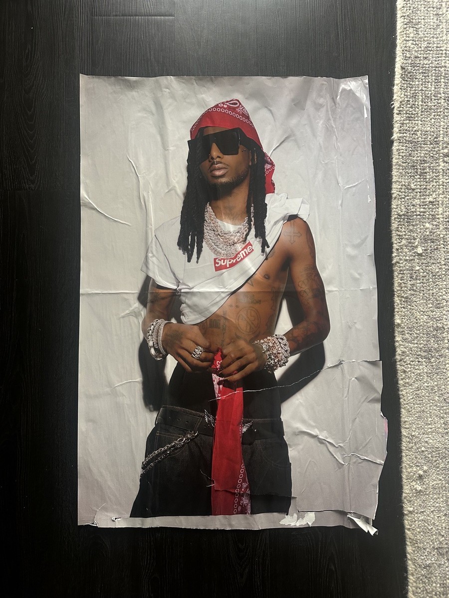 Supreme x Playboi Carti 25FW ポスター 1枚 supreme Playboy carti ポスター 1枚 Supreme x Playboi Carti
