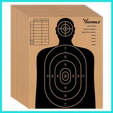 Paper Shooting Targets Silhouette Cardboard Targets for Shooting, Torso Paper...