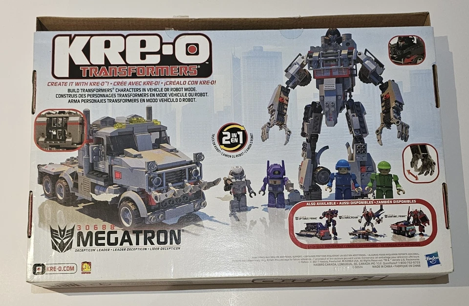 KRE-O Transformers Megatron (30688) - 2 en 1 - Completo con figuras - 310 piezas Foto 2 de 4