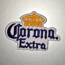 CORONA EXTRA Embroidered Iron/Sew On Patch 3"X2.5"