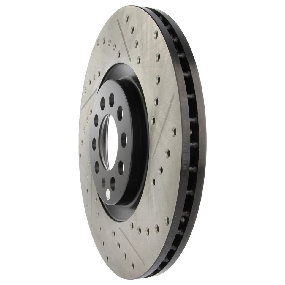 Rotor de freno delantero izquierdo StopTech 127,33062L perforado para 00-03 S3 / 99-07 Audi TT Foto 2 de 4