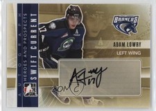 2011-12 ITG Heroes and Prospects Adam Lowry #A-ALO Auto 2y7