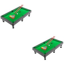 2 Sets Mini-billardtisch-set Miniatur-billardtisch-set Spielzeug