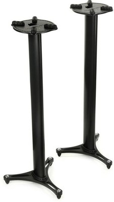 Ultimate Support MS-90-45B MS Series Professional Column Studio Monitor Stands