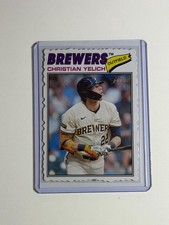 2026 Topps Heritage #332 Christian Yelich Deckle Edge