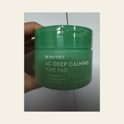Dewytree AC Deep Calming Pore Pad   60 Pads Korean Toner Pad
