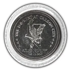 Vintage JM Liberty US Mint at Carson City 1 oz .999 Fine Silver Round - Rare!