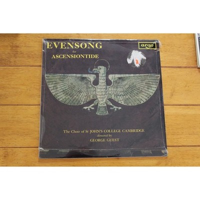 ST JOHNS COLLEGE CAMBRIDGE CHOIR EVENSONG FOR ASCENSIONTIDE LP 12'' VINYL SEALED